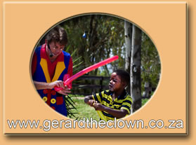 Gerard the Clown does a